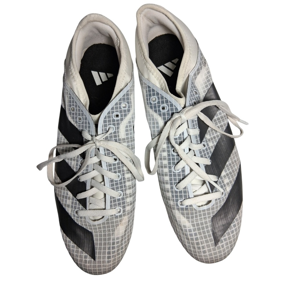 Adidas Sprintstar Track Field Spikes Mens 11 Grey Black GX6685 Running Shoes